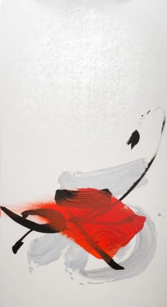 TN 566 by Hachiro Kanno - Calligraphy-based Abstract Painting