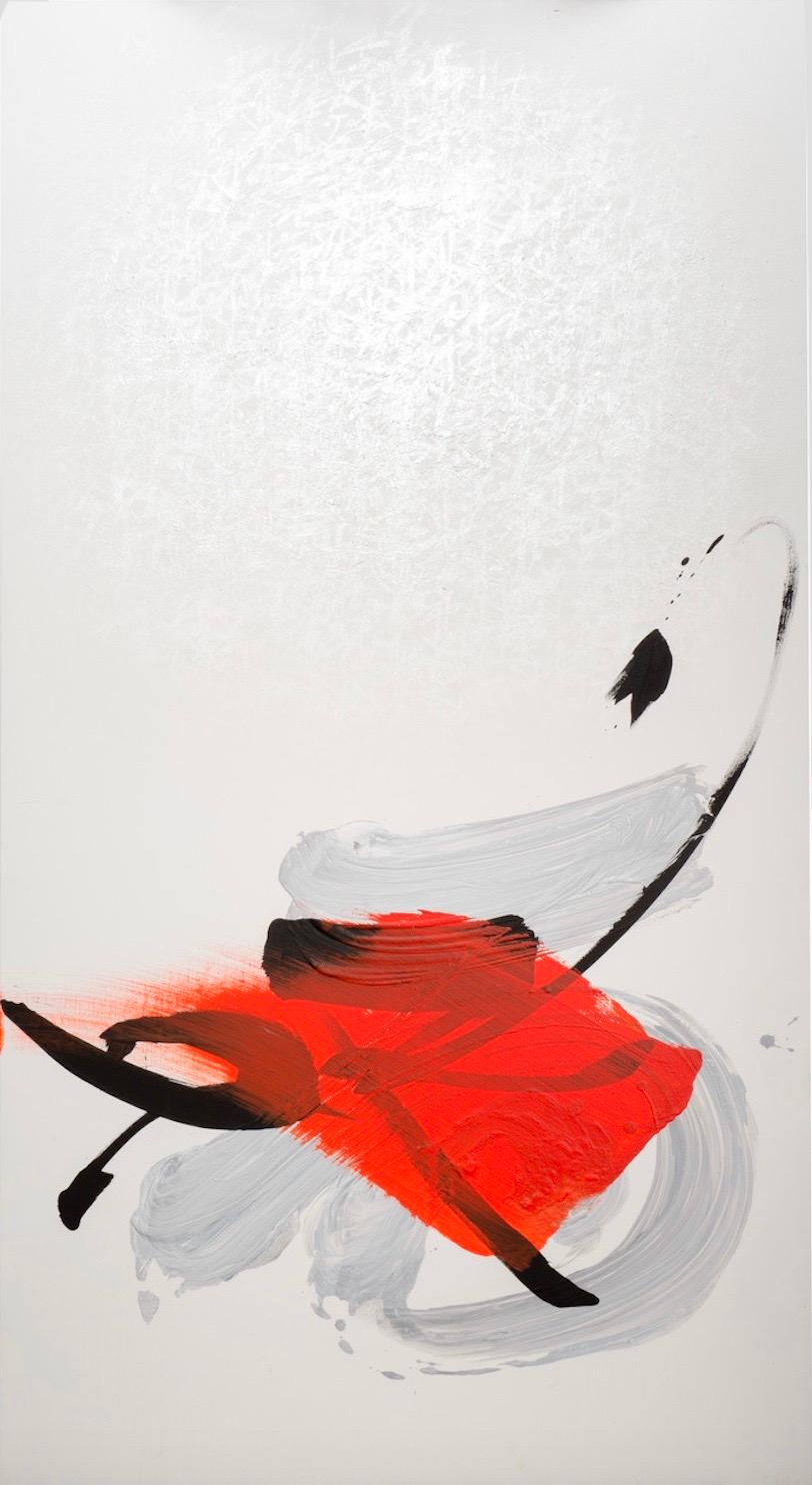 TN 566 è un dipinto unico a inchiostro e acrilico su tela dell'artista giapponese contemporaneo Hachiro Kanno. Il dipinto è realizzato con acrilico su carta, le dimensioni sono 195 × 97 cm (76,8 × 38,2 pollici). 
L'opera è firmata, viene venduta