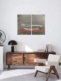 TN 900-D by Hachiro Kanno - Calligraphy, abstract painting, Japan