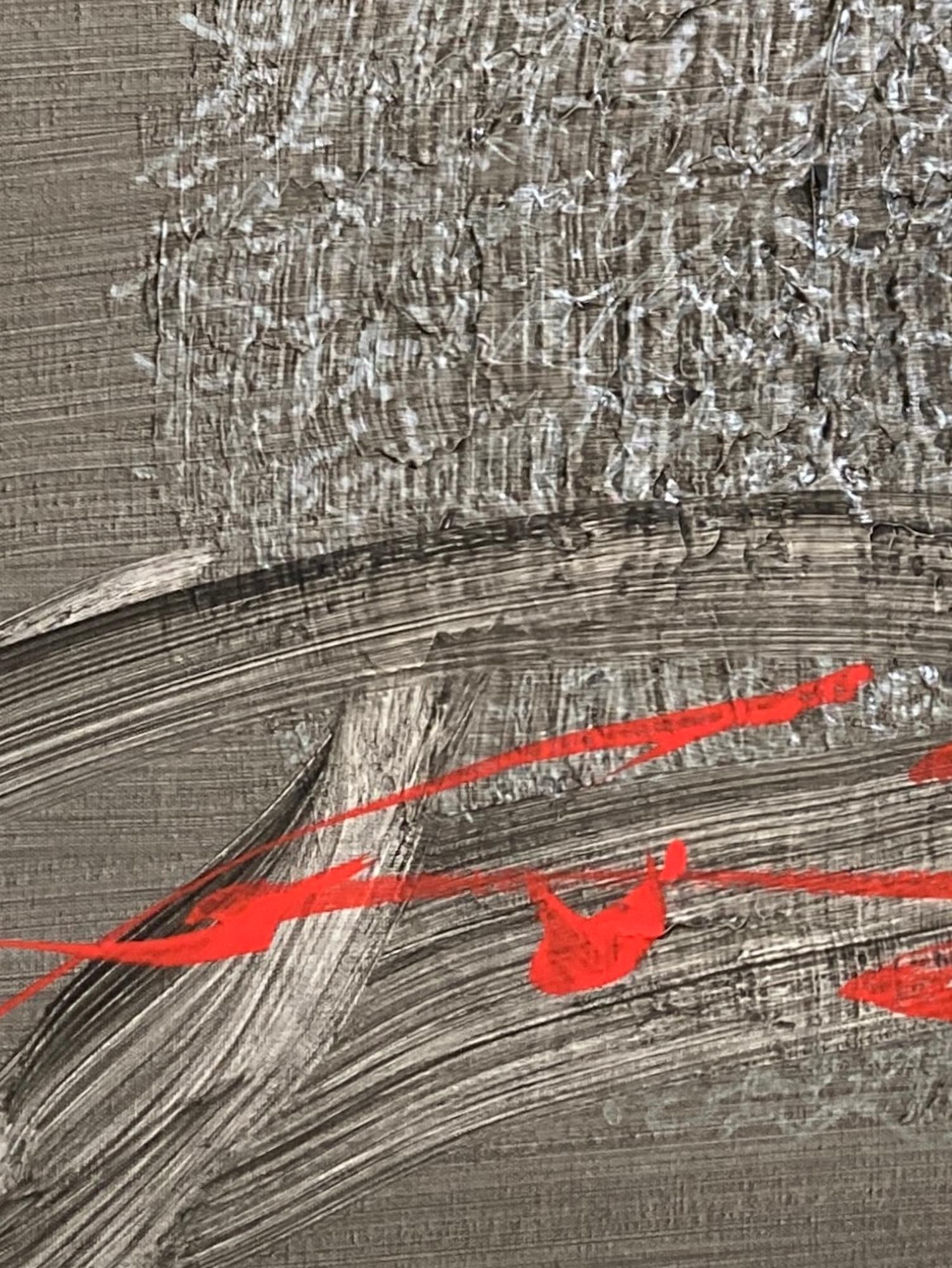 TN 902-D by Hachiro Kanno - Calligraphy, abstract painting, acrylic For Sale 3