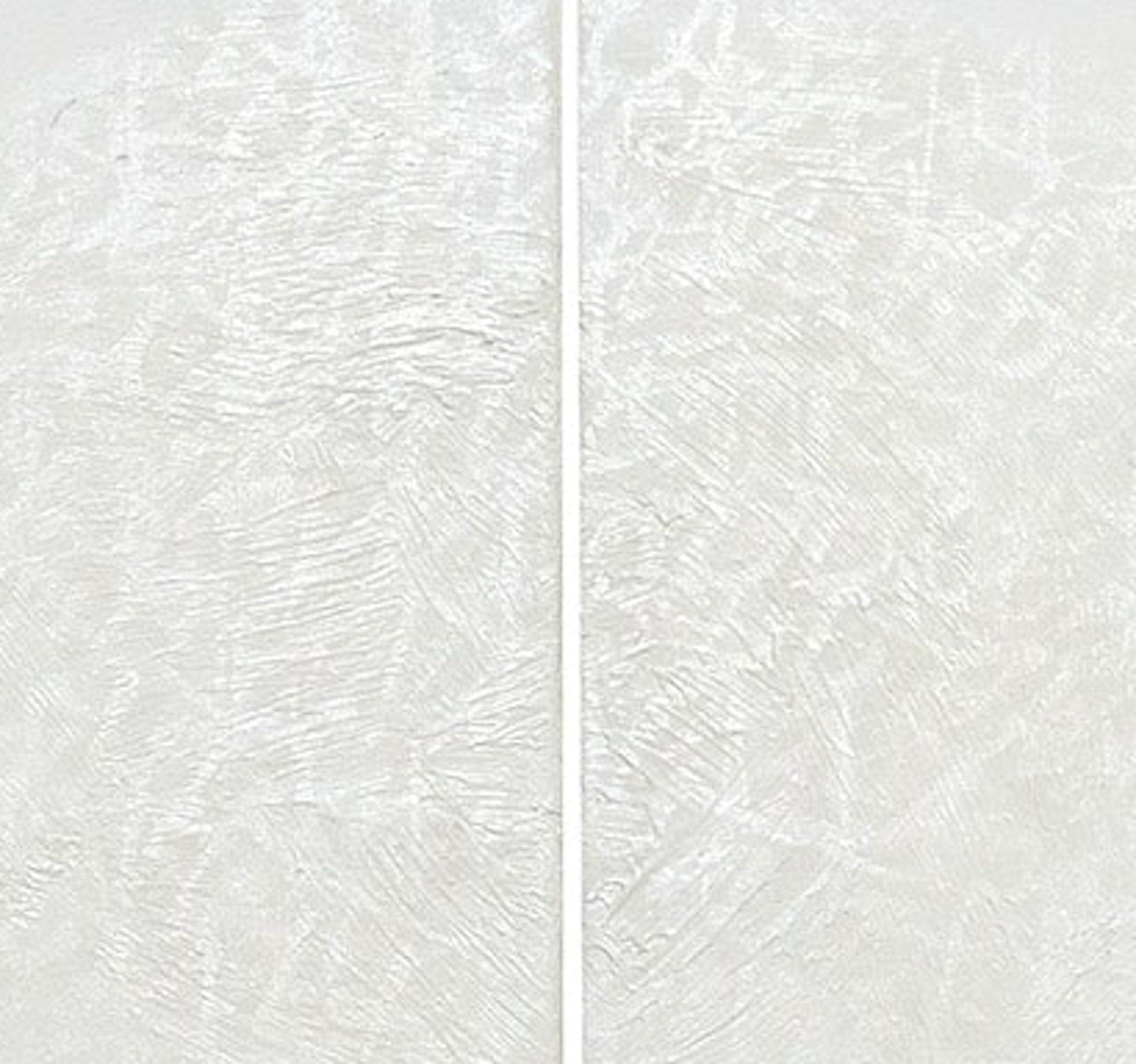 TN600-D by Hachiro Kanno - Calligraphy-based abstract painting, diptych, blue For Sale 4