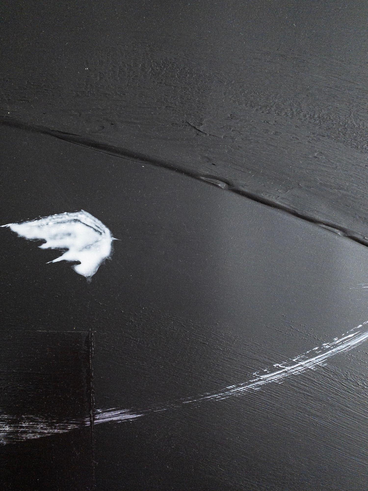 TN686-D de Hachiro Kanno - Abstracción y caligrafía japonesa, pintura díptica en venta 8