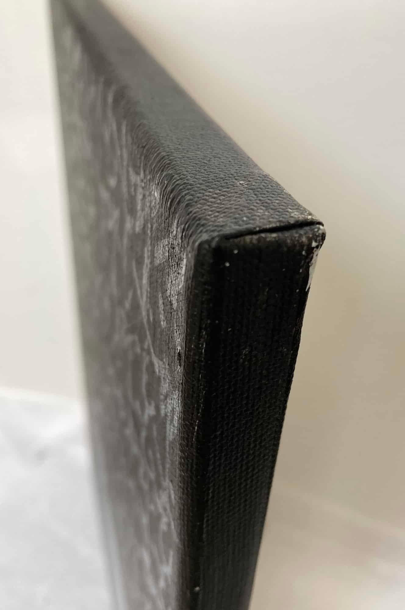 TN845-T von Hachiro Kanno - Abstrakte Malerei in Kalligrafie, Triptychon, schwarz im Angebot 13