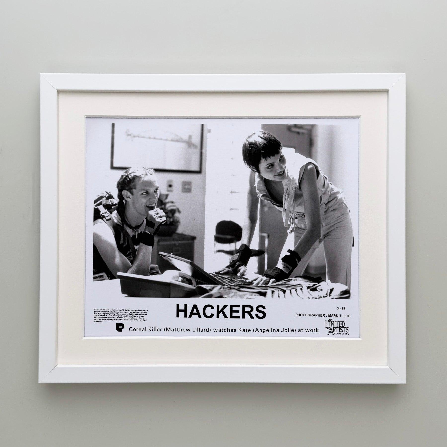 Hackers 1995 Publicity Film Movie Press Still Framed Excellent état - En vente à Bath, Somerset