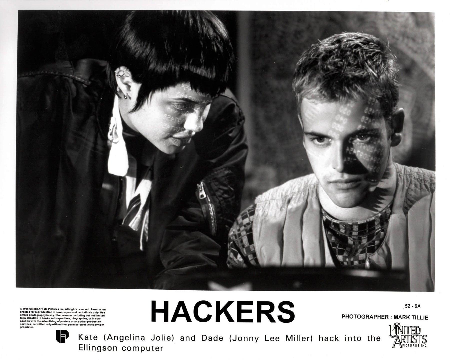 Papier Hackers 1995 Publicity Film Movie Press Still Framed en vente