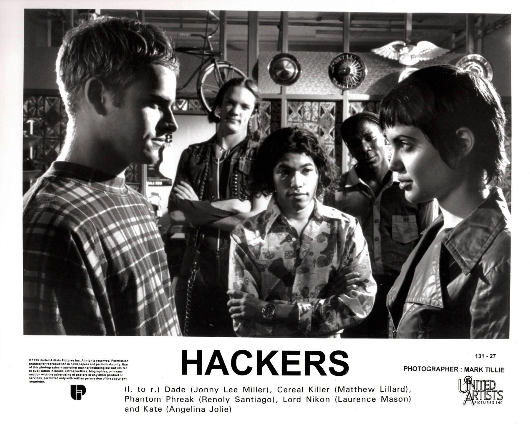 Papier Hackers 1995 Publicity Film Movie Press Still Framed en vente