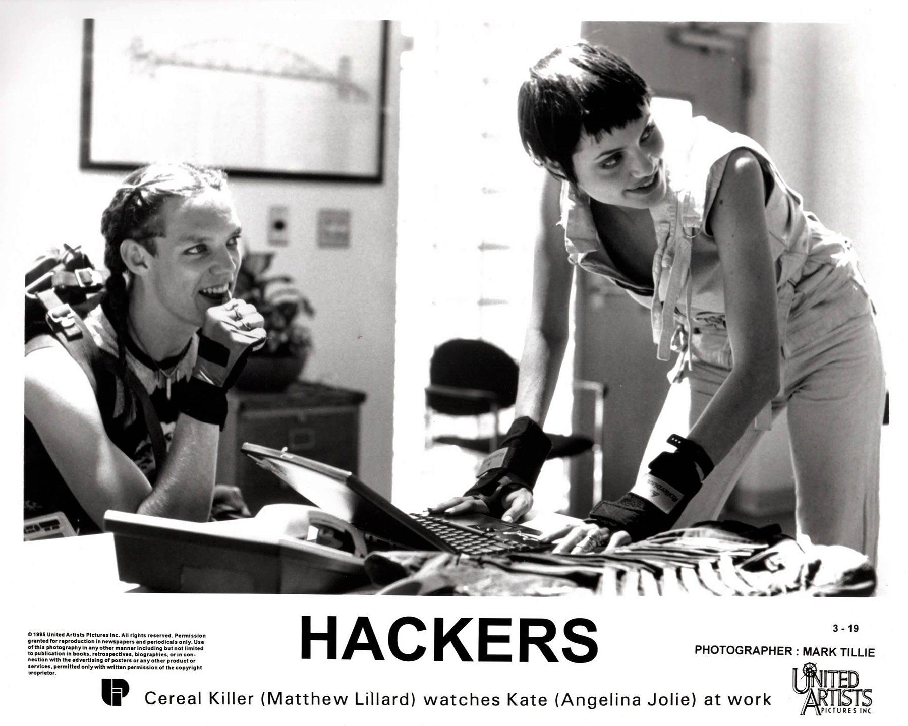 Papier Hackers 1995 Publicity Film Movie Press Still Framed en vente