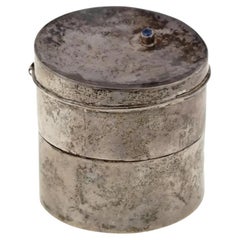 Hadaya Trinket Box aus Sterlingsilber und Saphiren