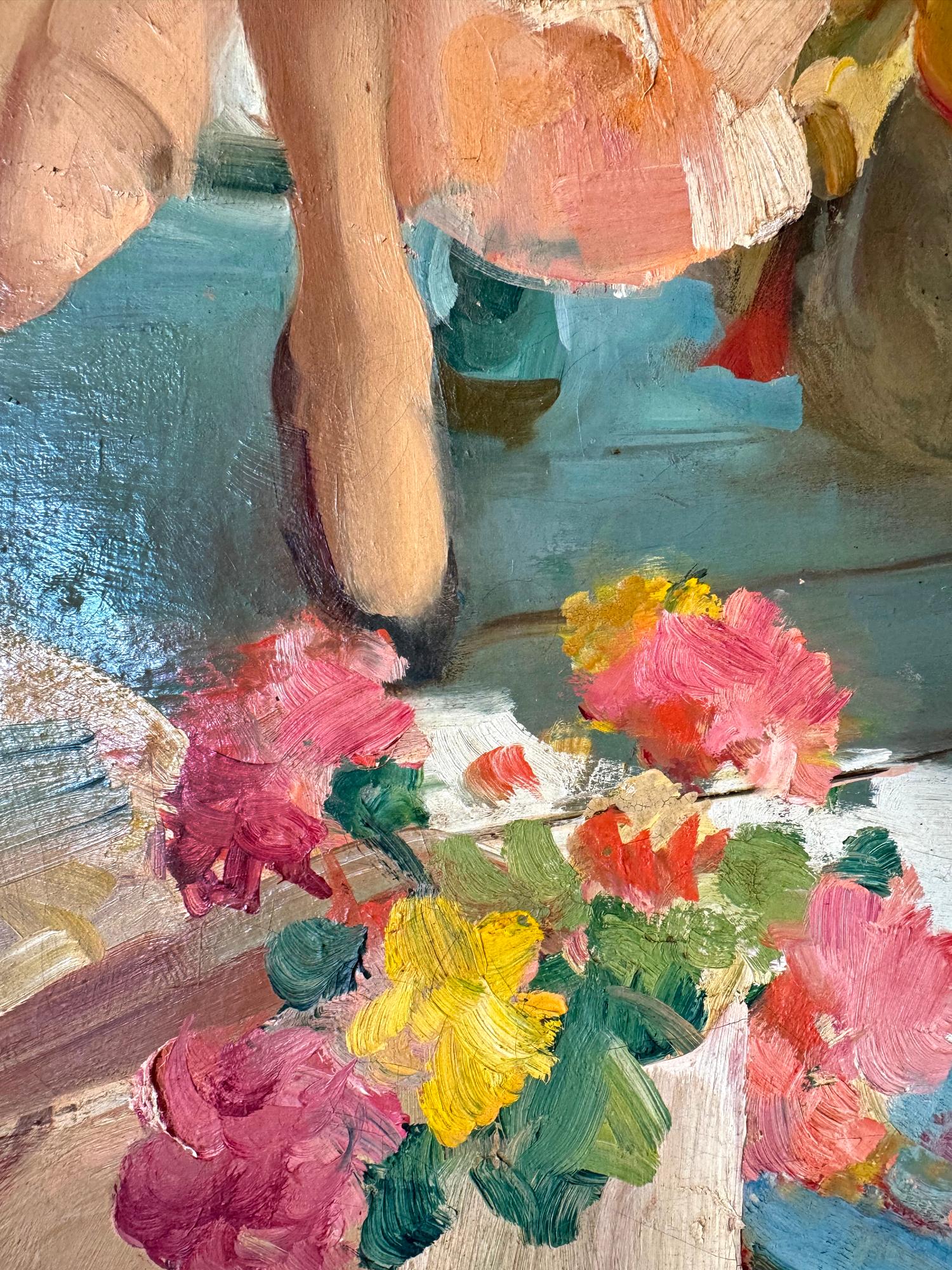Este cuadro tiene tanto que ver con la brillante habilidad y técnica pictóricas del artista como con el tema. Las rápidas pinceladas de Sundblom parecen abstractas si se observan de cerca. Cuando el espectador retrocede, todo encaja perfectamente.
