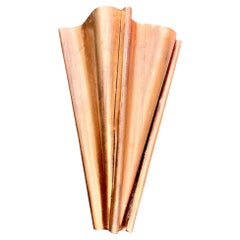 Hade Crafted Italian Gilded Iron Wall Sconce Hade Crafted Italian Gilded Iron Wall Sconce