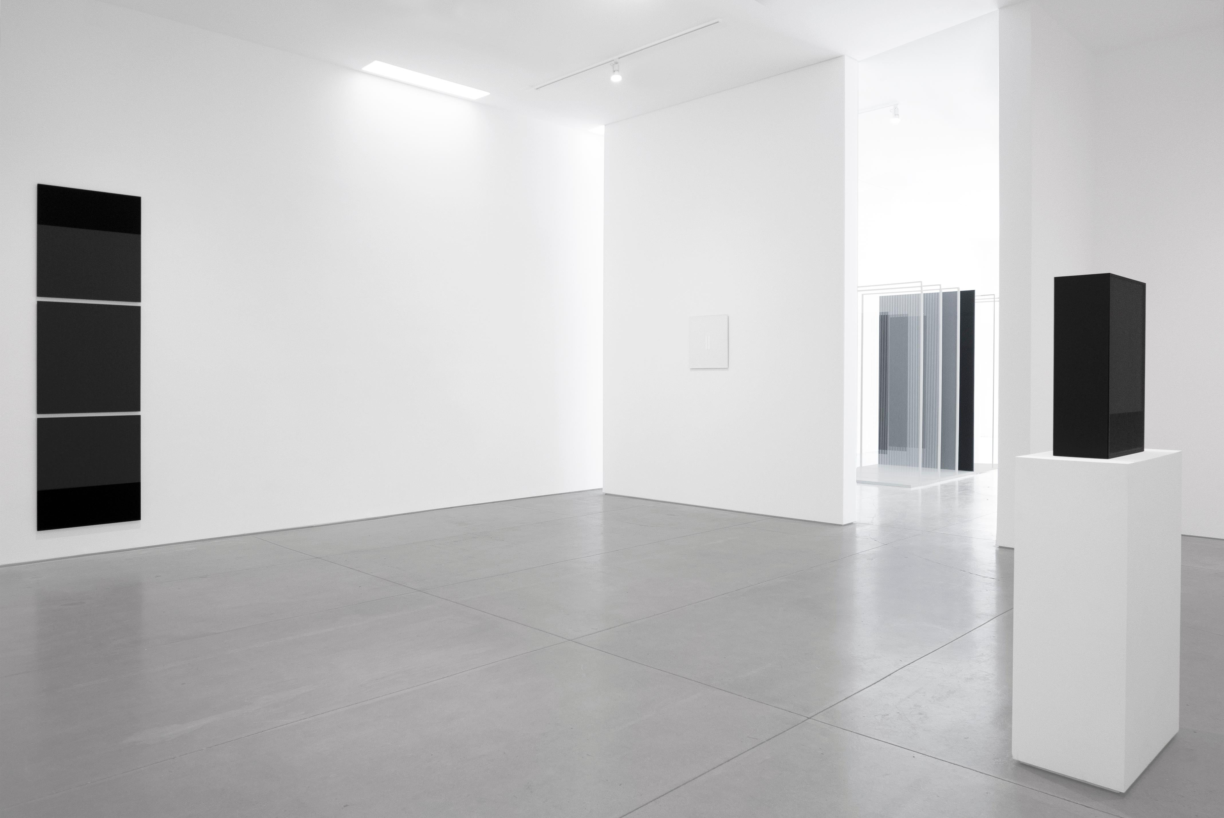Hadi Tabatabai is known for his delicate, meticulously executed pattern-based works in mixed media. Tabatabai, who holds degrees in industrial technology and painting, is known for exploring the form of the line as a physical space—now a
