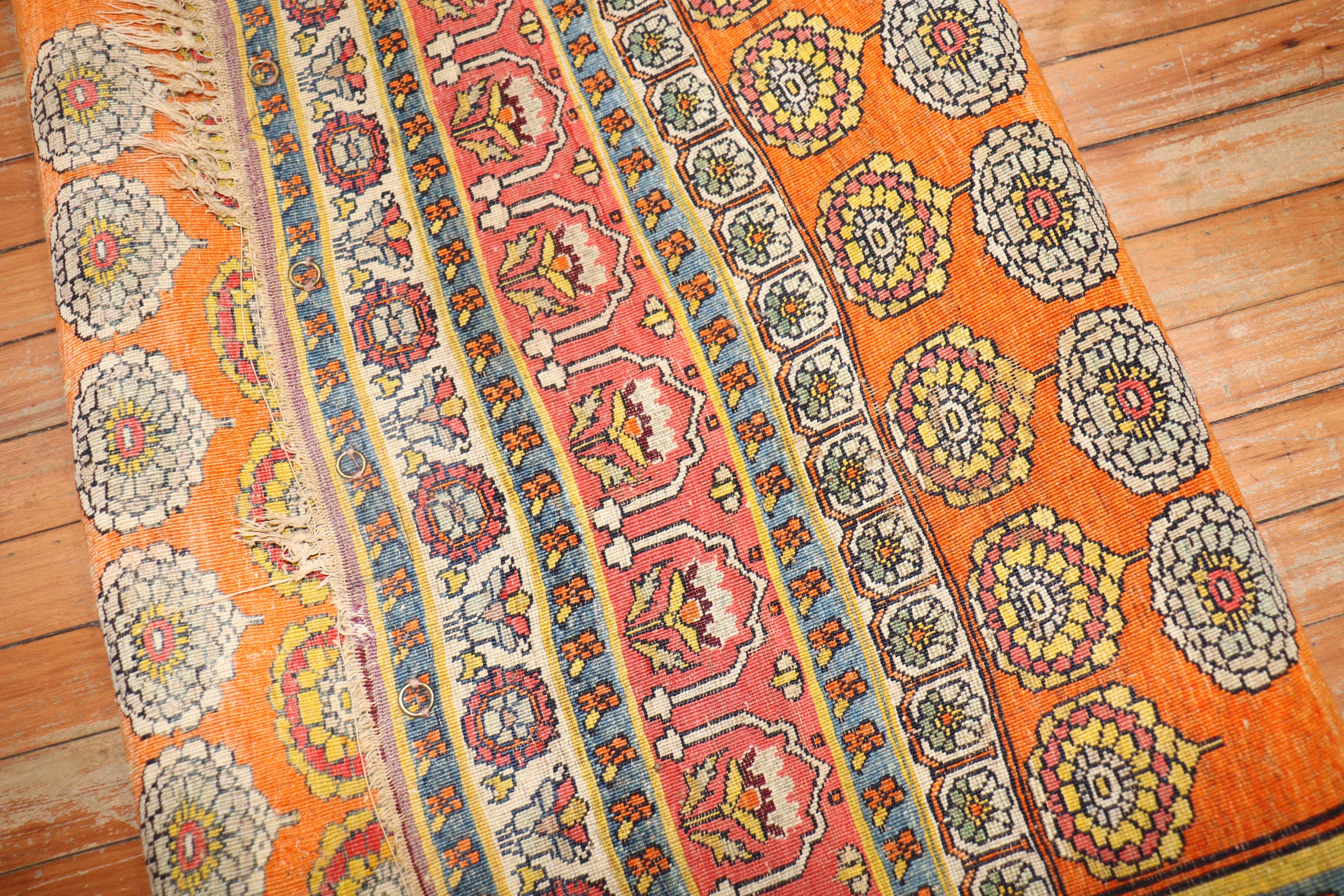 Hadji Jalili Tabriz Alfombra Coleccionista Pictórica Cachorro de Animal en Bueno estado para la venta en New York, NY