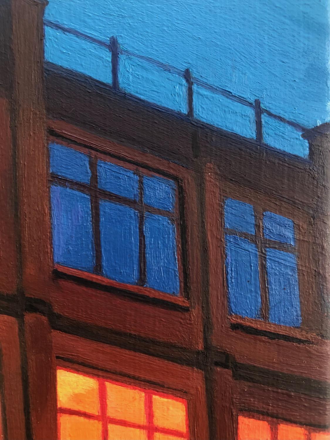Little London Street, Pintura al óleo - Interior Painting Negro de Hadley Northrop