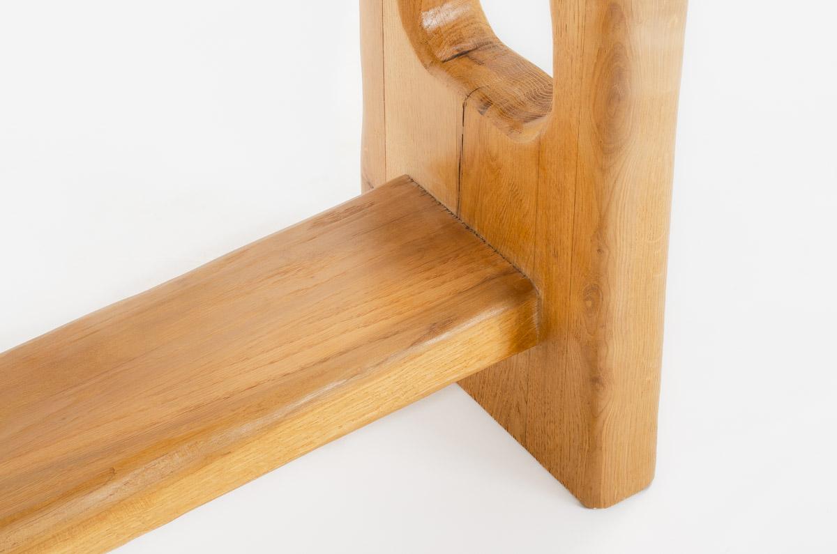 Hadrien console table in oak G44 collection For Sale 4