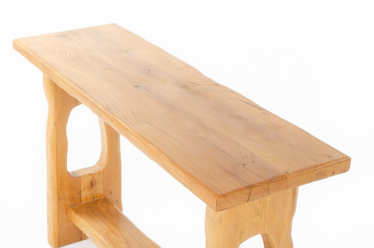 Hadrien console table in oak G44 collection For Sale 8