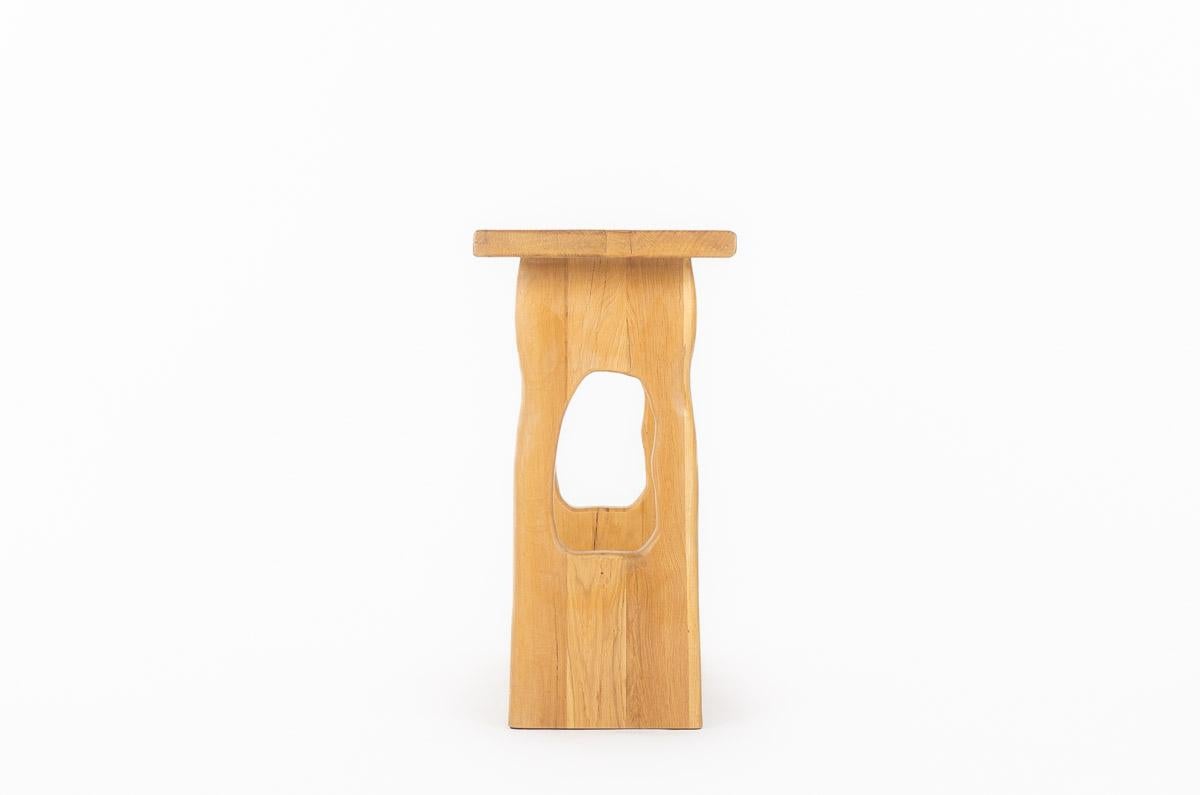 Console table model Hadrien
Made-to-measure with your finishes
Rectangular top with 2 feet connected
All in oak

Made with old wood in our workshop

Finishes: 
- stained wood,
- golden oak buffer varnish,
- medium oak buffer varnish,
- raw wood