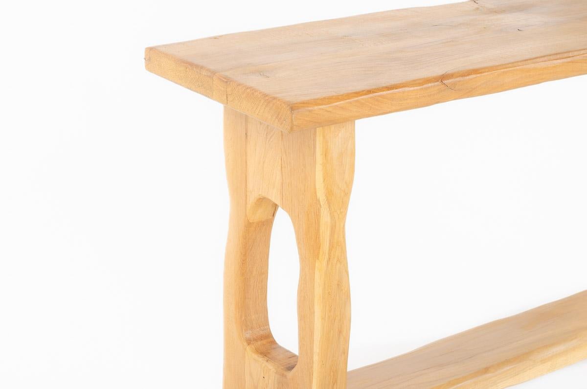 Oak Hadrien console table in oak G44 collection For Sale