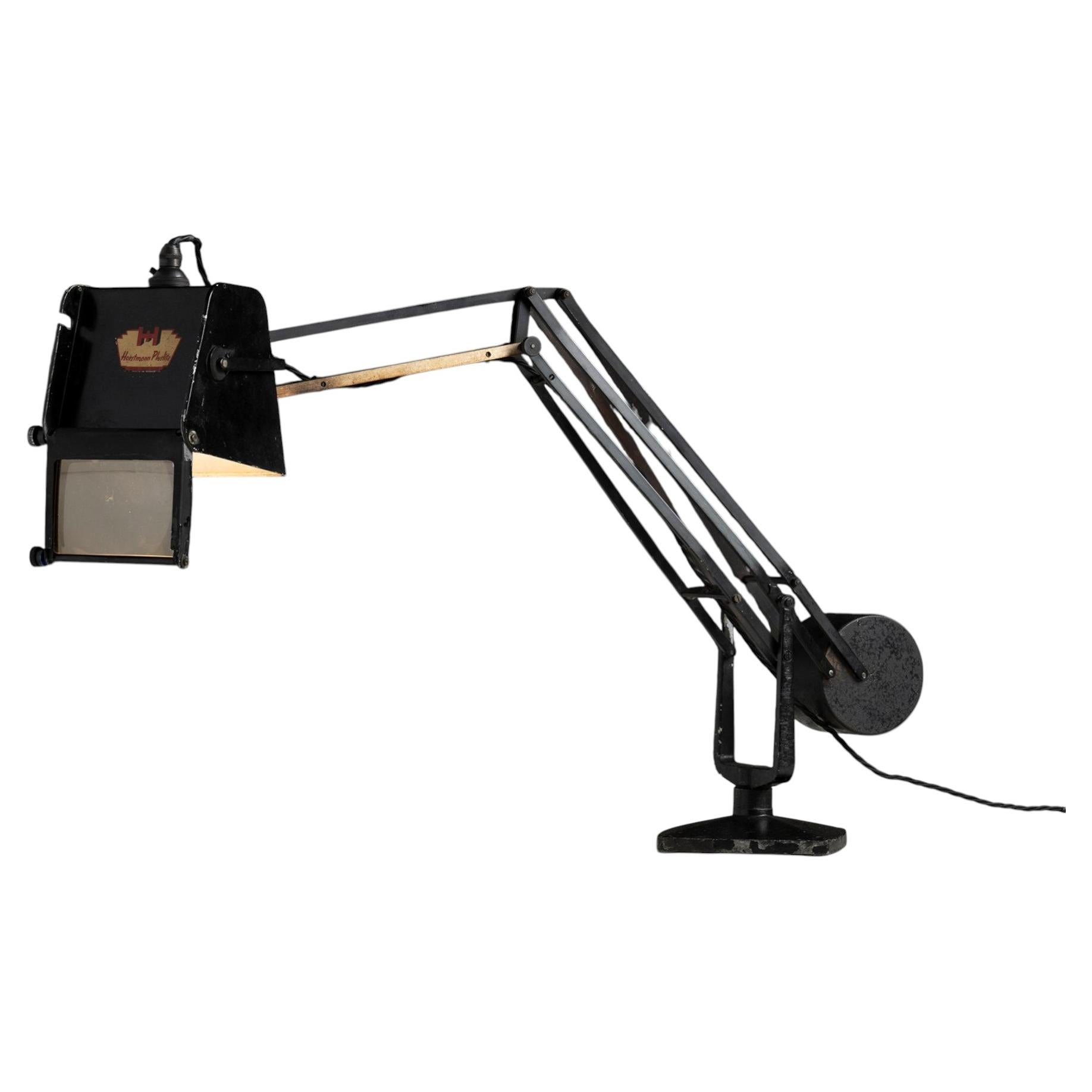Hadrill & Horstman Desk Lamp, England circa 1950