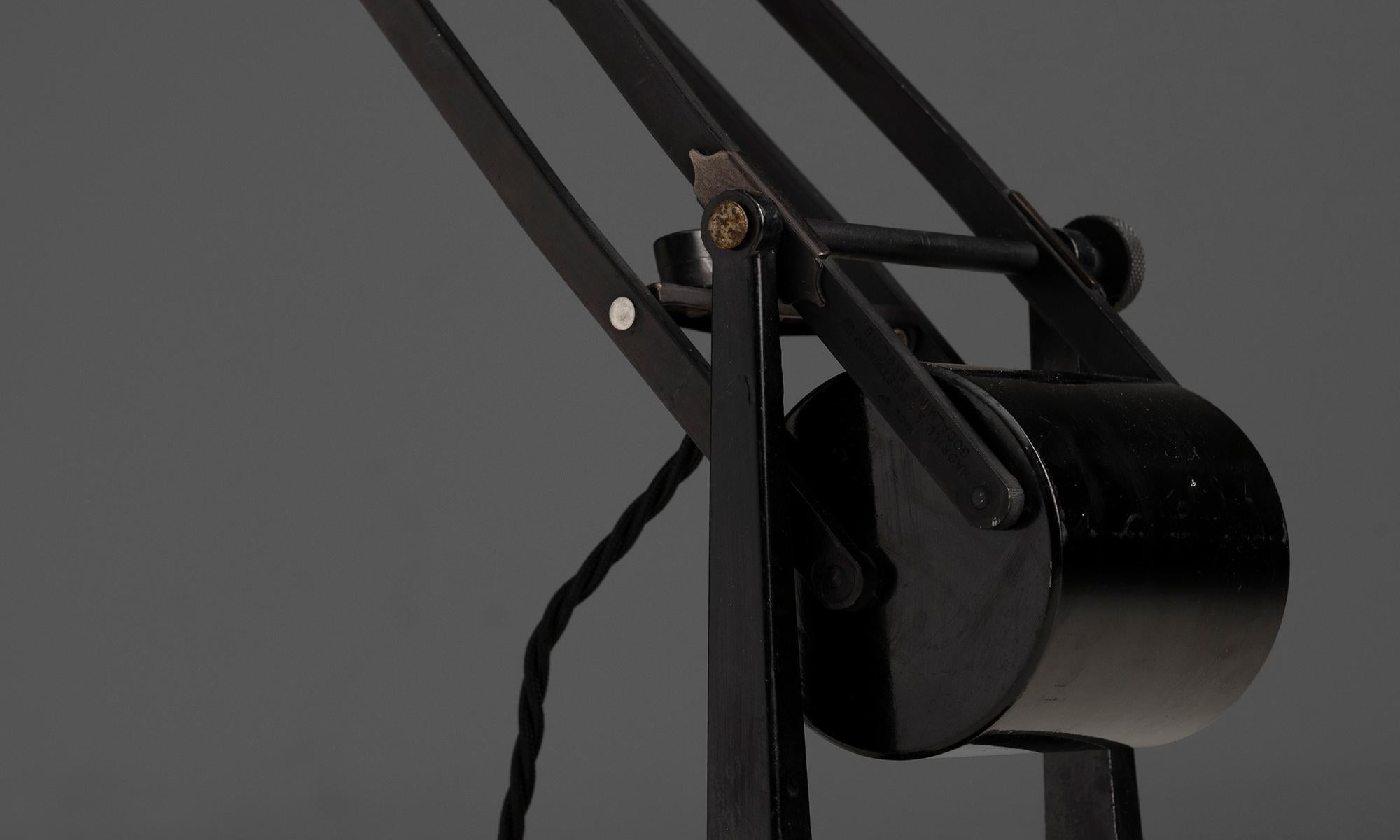 Mid-20th Century Hadrill Horstmann Counterbalance Desk Lamp, England circa 1950 For Sale