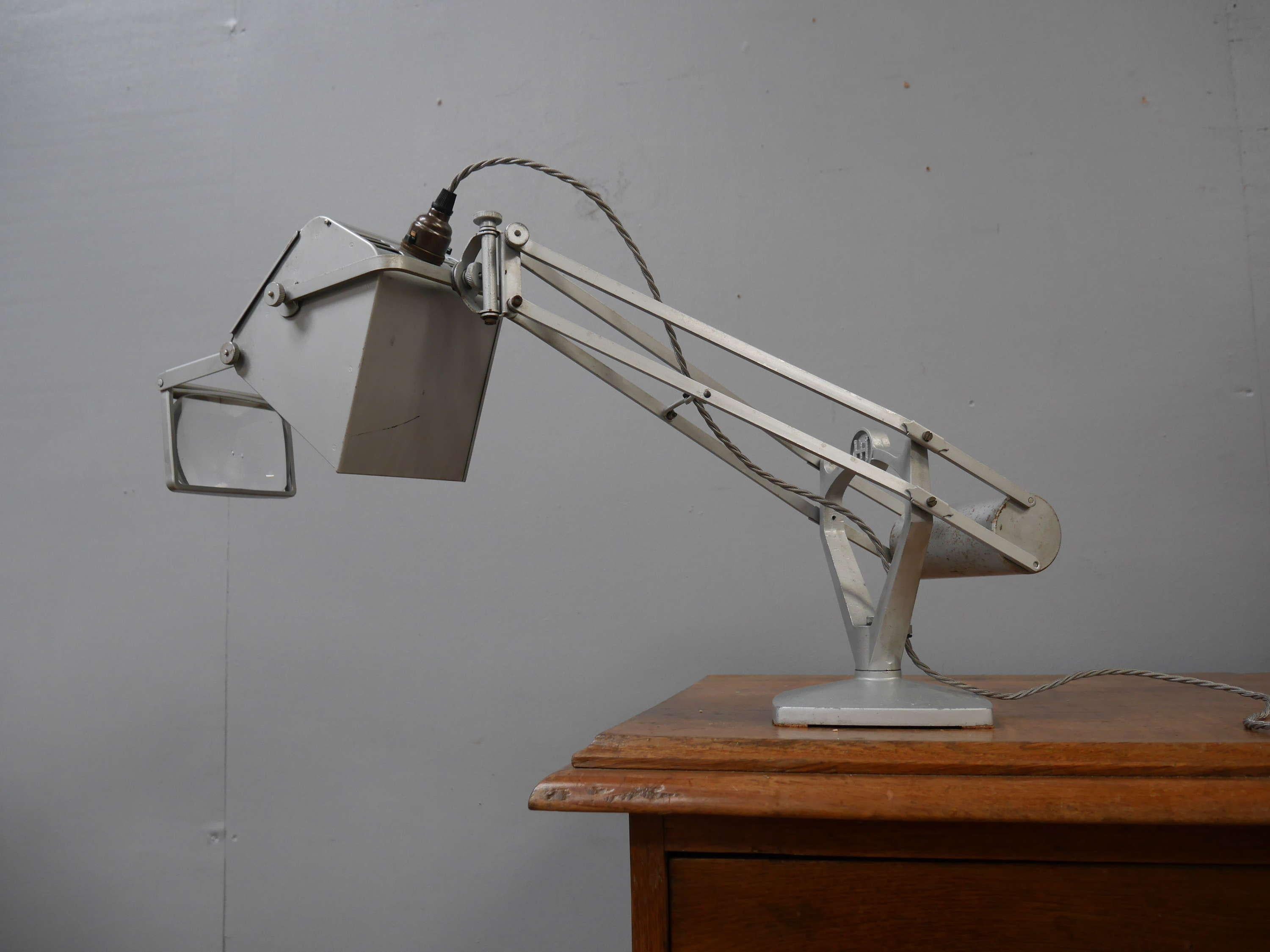 Hadrill Horstmann Counterbalance Work Lamp In Good Condition In Downham Market, GB