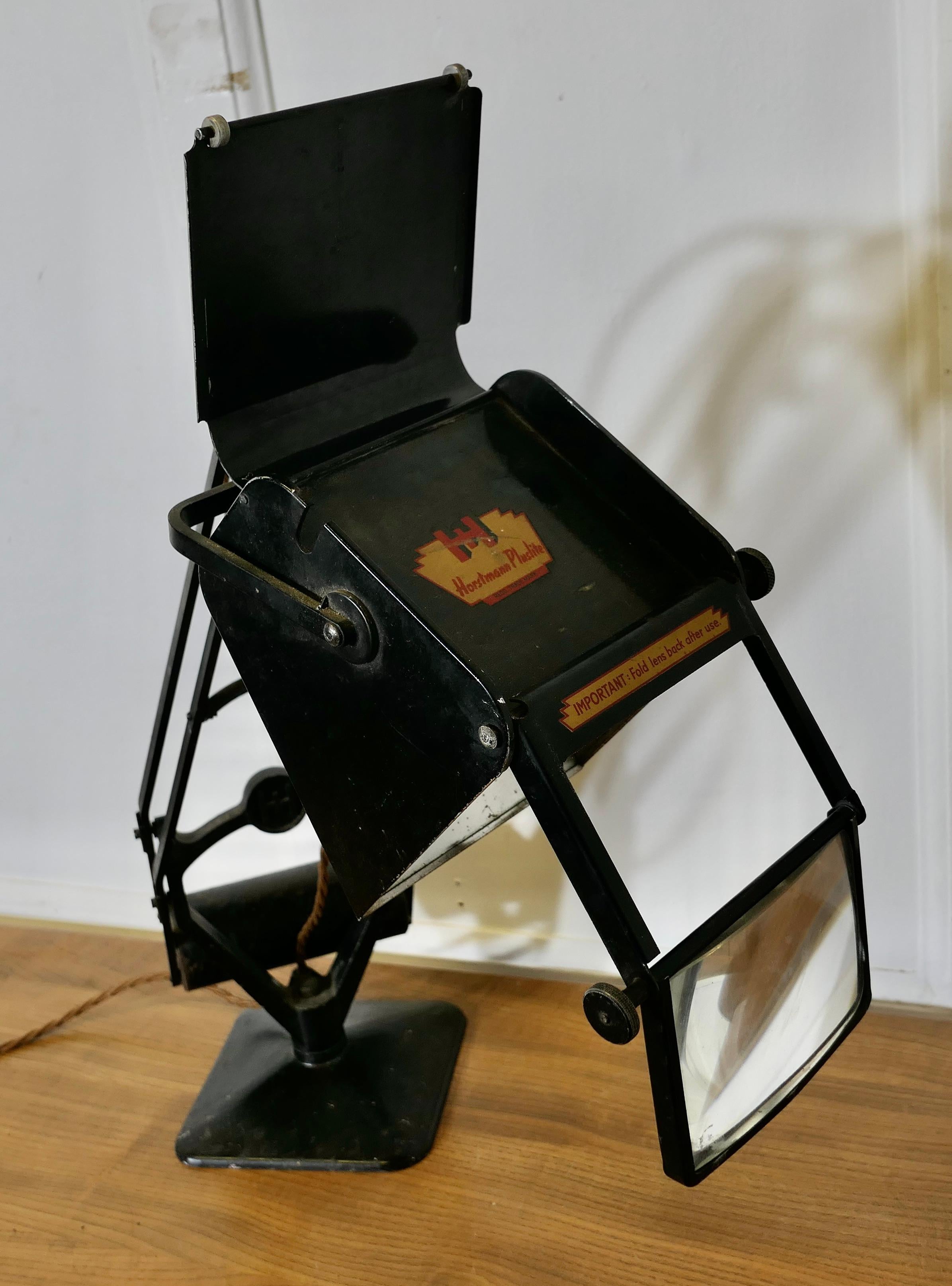 Hadrill Horstmann Pluslite Magnifying Industrial  Desk Lamp    For Sale 2