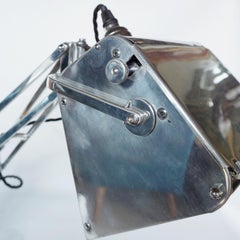 Hadrill & Horstmann Pluslite Table Lamp with Magnifying Glass, Circa 1940