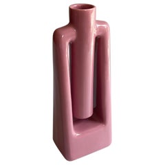 Vase postmoderne rose mauve Hae