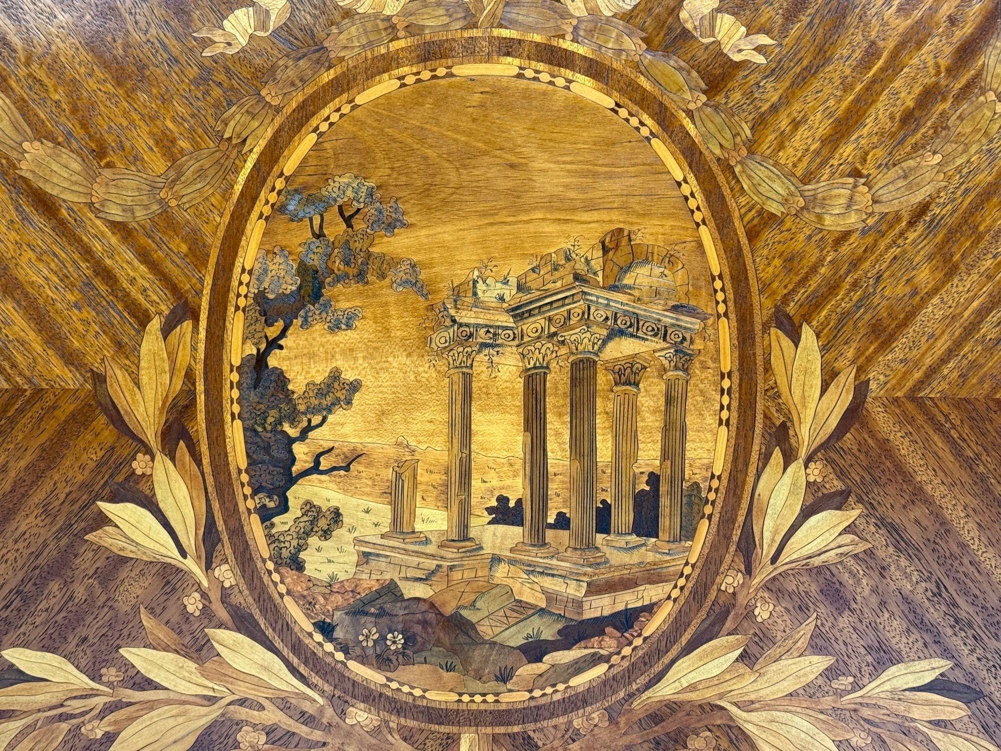 Haentges Frères, Luigi XVI, intarsio, bronzo, vetrine, Parigi, XIX secolo. in vendita 10