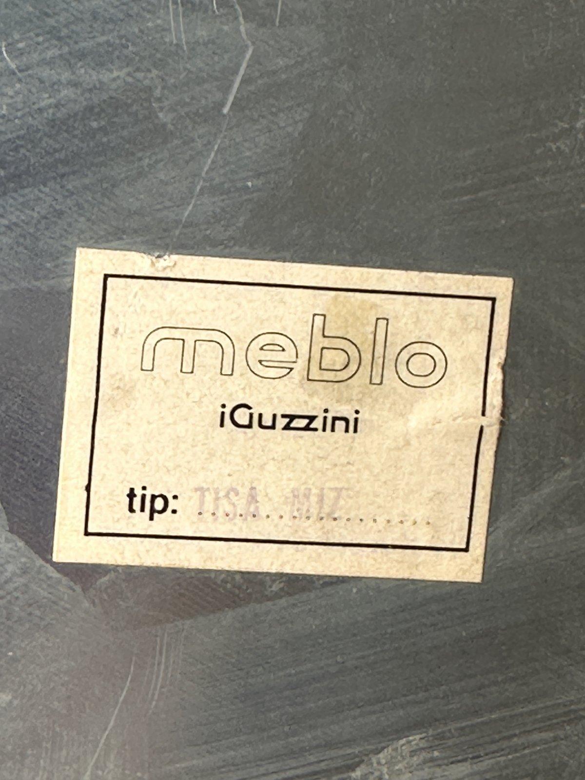 Slovène Lampe à poser Meblo de Guzzini 1970 en vente