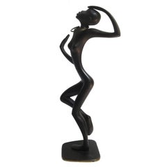 Hagenauer Art Deco Dancing Woman African Sculpture