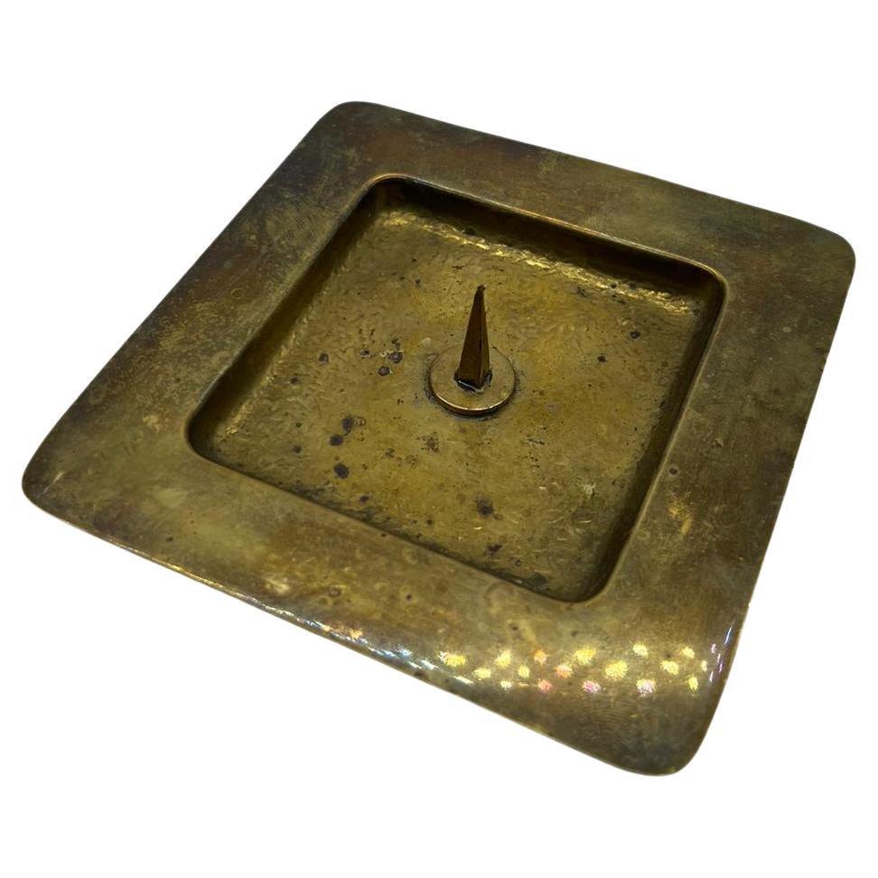 Hagenauer brass candlestick, 1950s For Sale