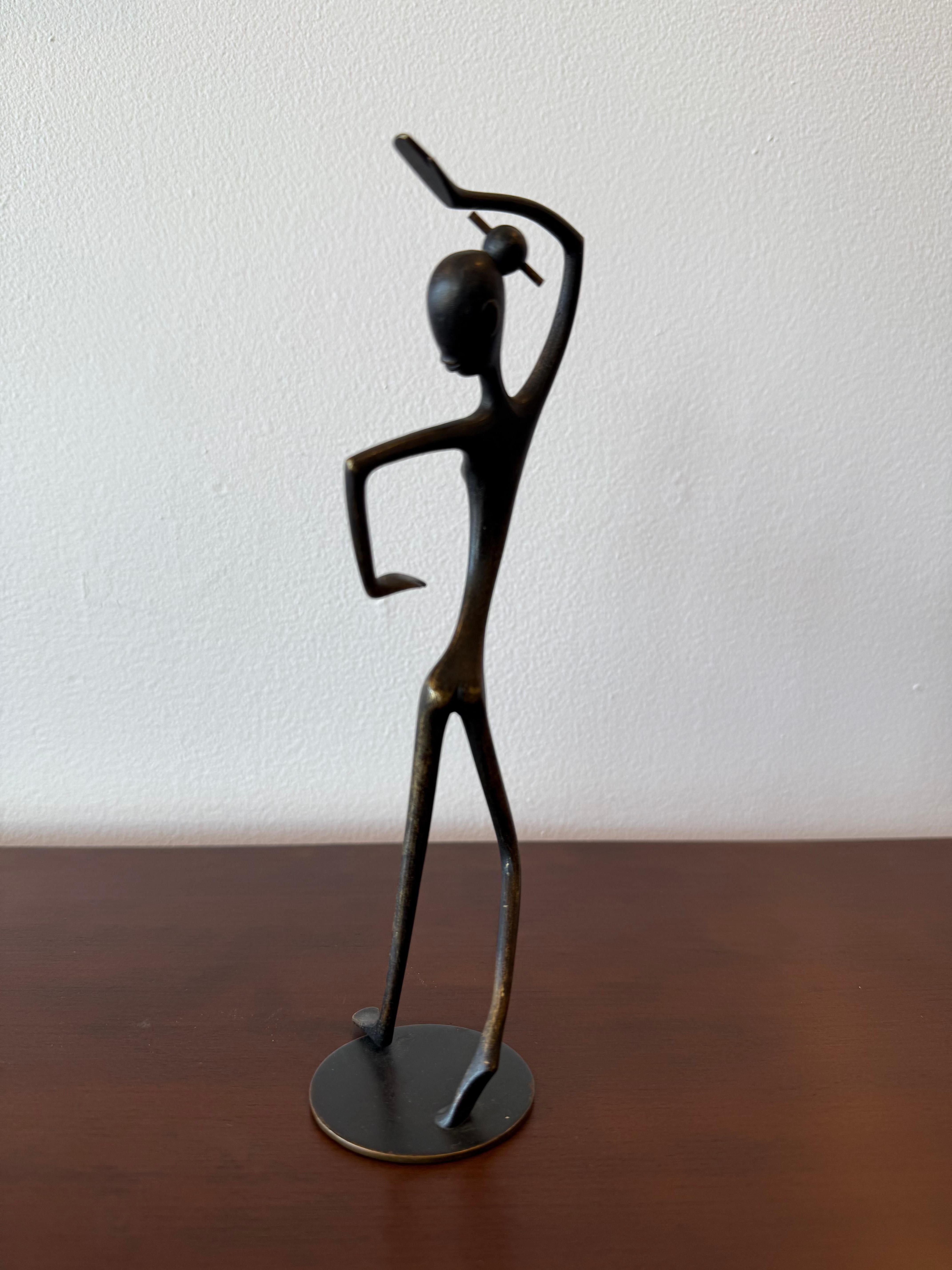 Hagenauer Bronze Dancer Sculpture In condizioni buone in vendita a Phoenix, AZ