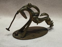 Hagenauer Bronze Miniature Polo Palyer