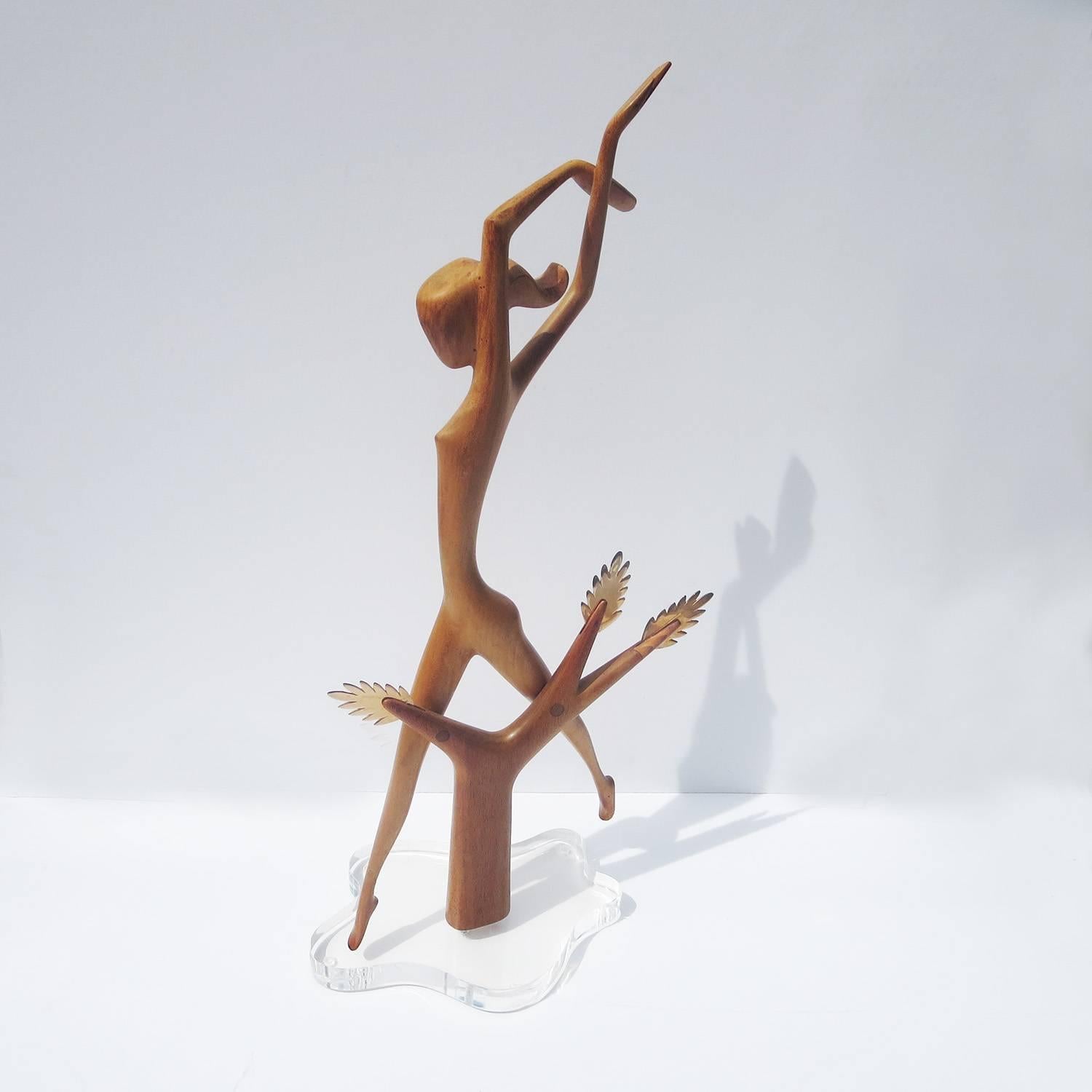 This wonderful sculpture was created by Karl Hagenauer, and appears in the published catalog 