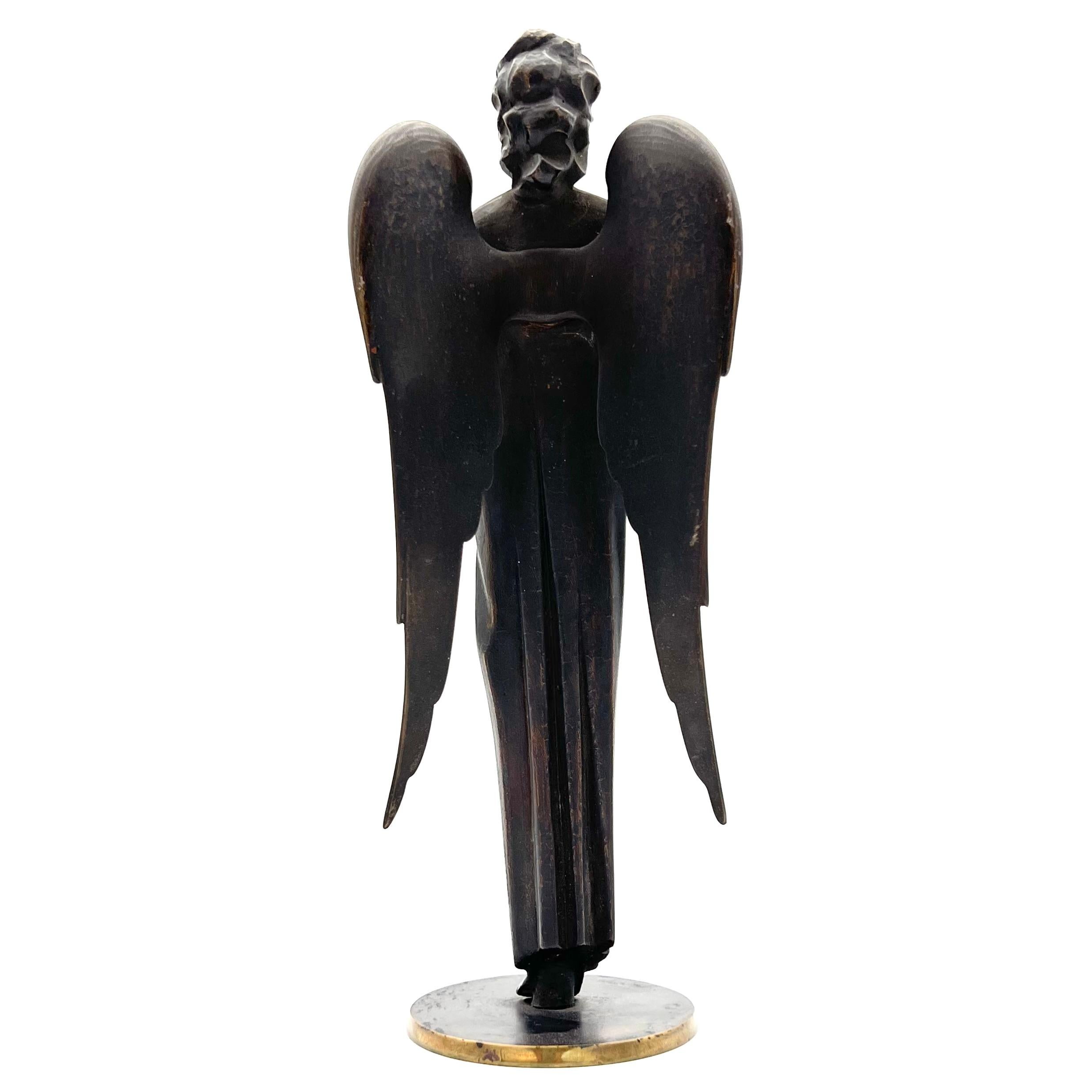 Hagenauer Solid Bronze Figure Angel 1930/50 2