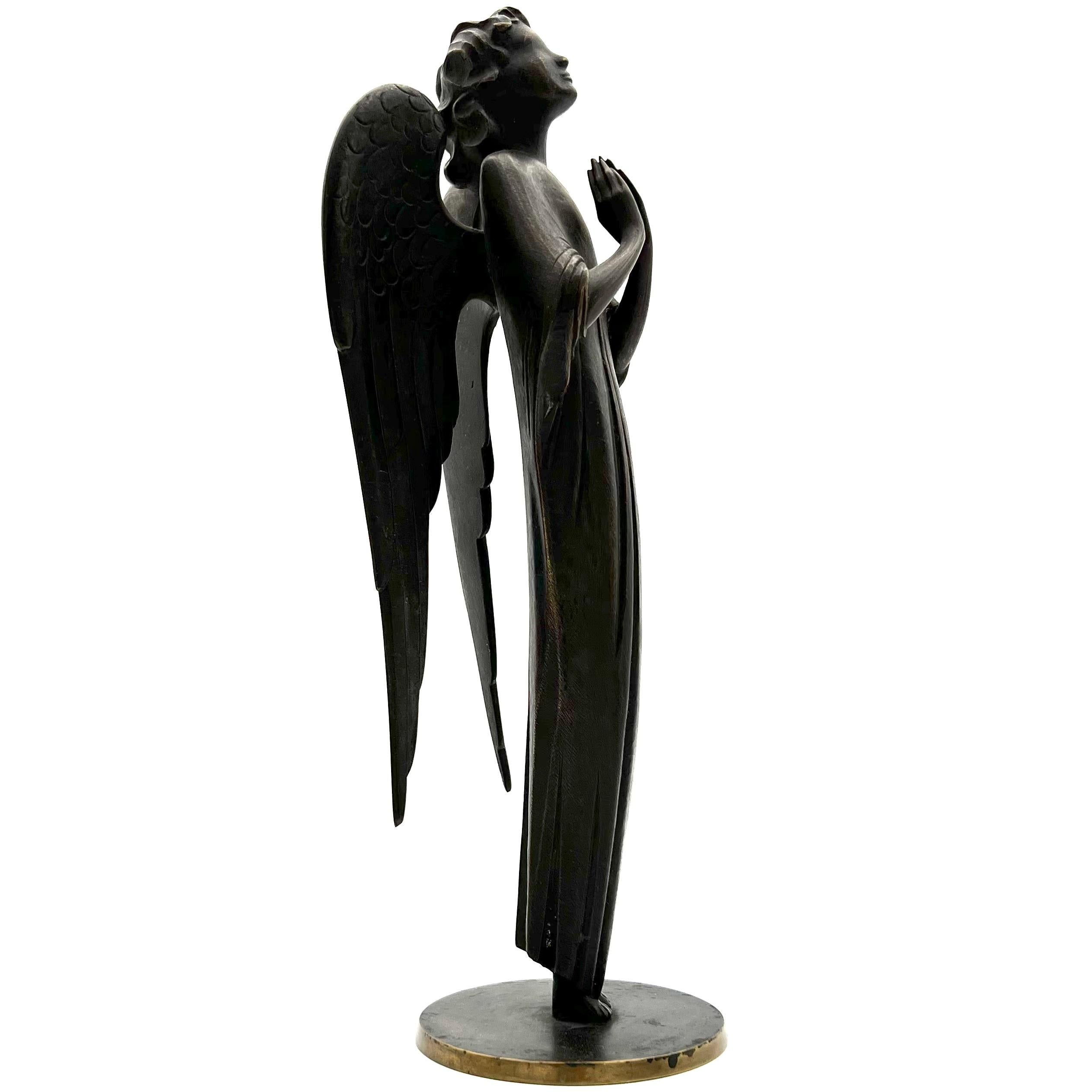 Hagenauer Solid Bronze Figure Angel 1930/50 3