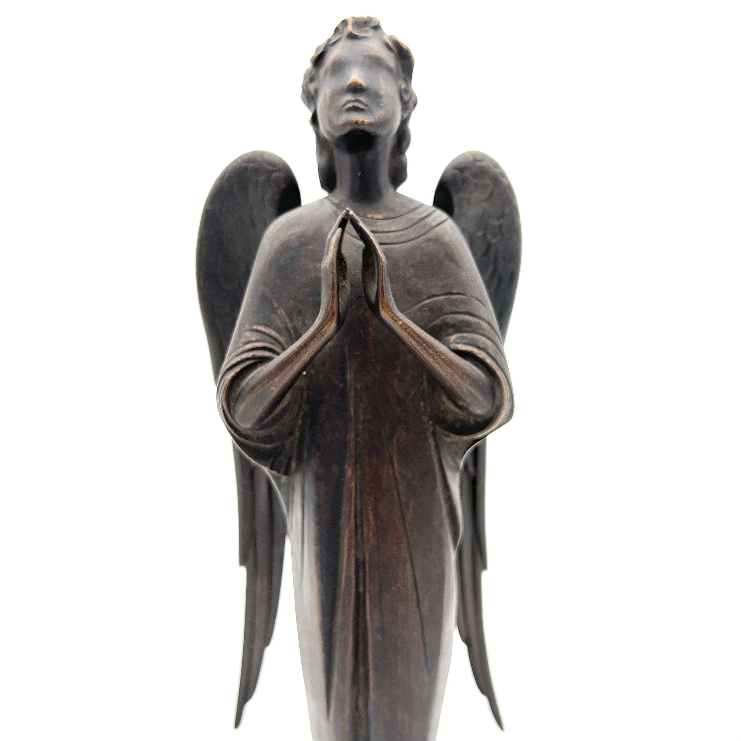 Hagenauer Solid Bronze Figure Angel 1930/50 4