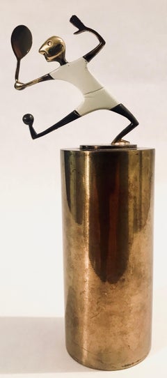Hagenauer Tennis Player Sculpture