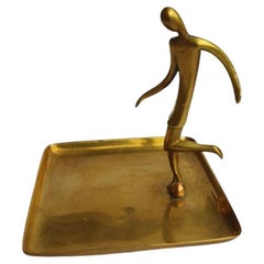 Hagenauer Werkstätte "Soccer Player" Art Deco Bowl