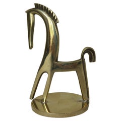 Hagenauer Wien Brass Horse Figurine Mid-Century Modern