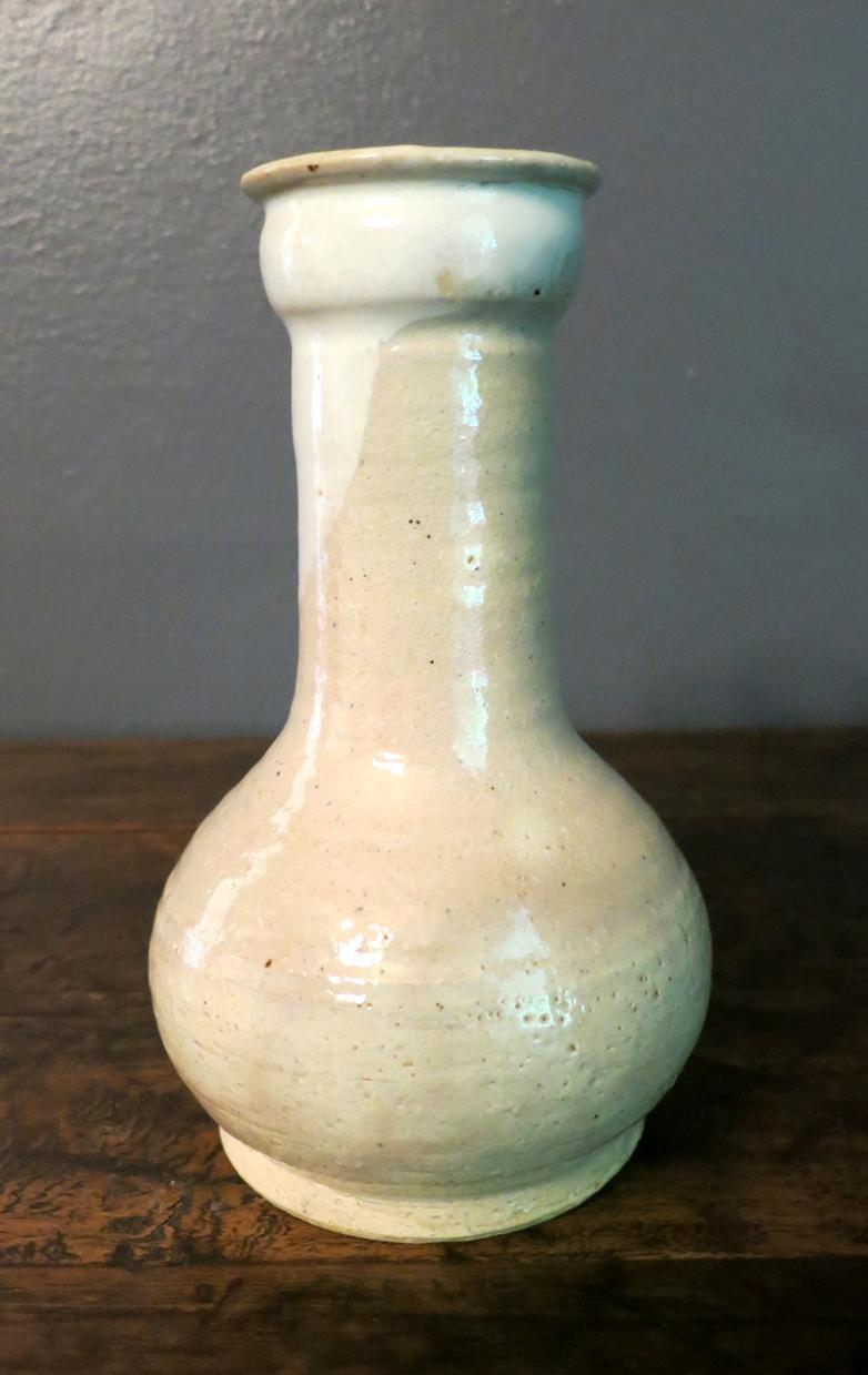 Hagi Ikebana Vase by Kyusetsu Miwa X Japanese Studio Pottery 2