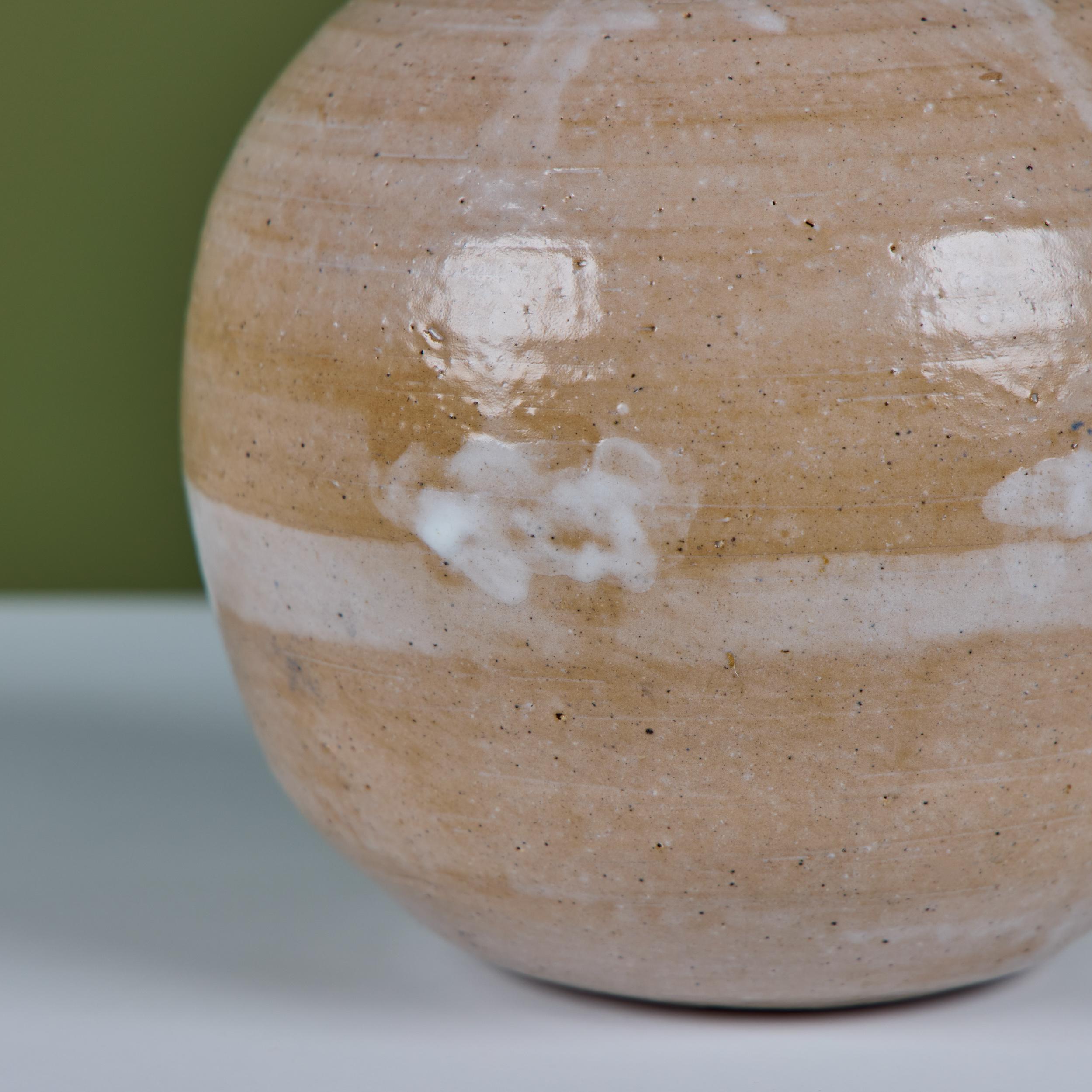 Hagi Ware Drip Glaze Weed Pot For Sale 1