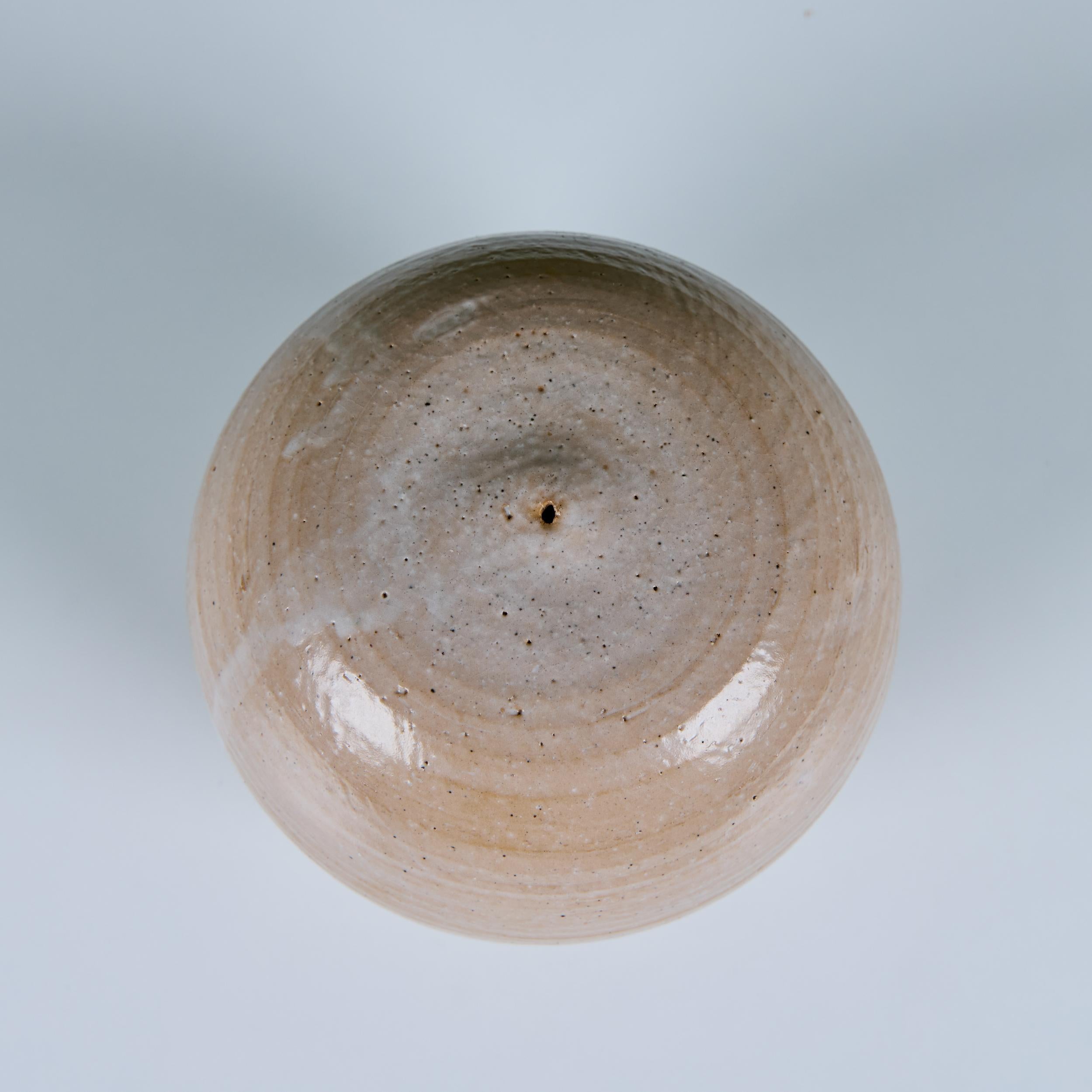 Hagi Ware Drip Glaze Weed Pot For Sale 2