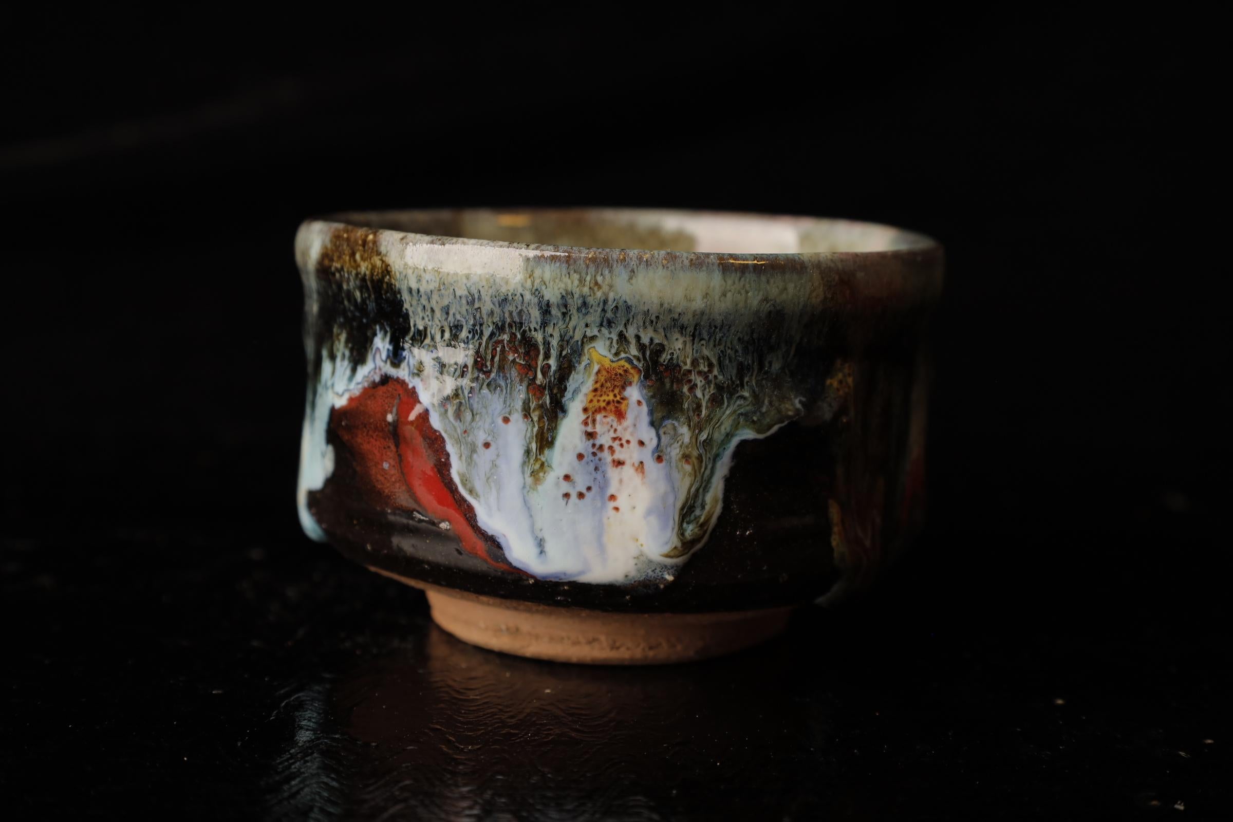 Hagi-ware Shawn (cuenco de té) del famoso Seigan Yamane en Nuevo estado para la venta en Fukuoka, JP