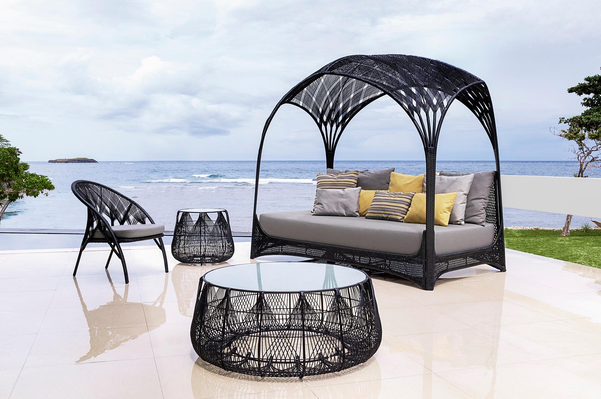 Modern Hagia Outdoor Side Table by Kenneth Cobonpue