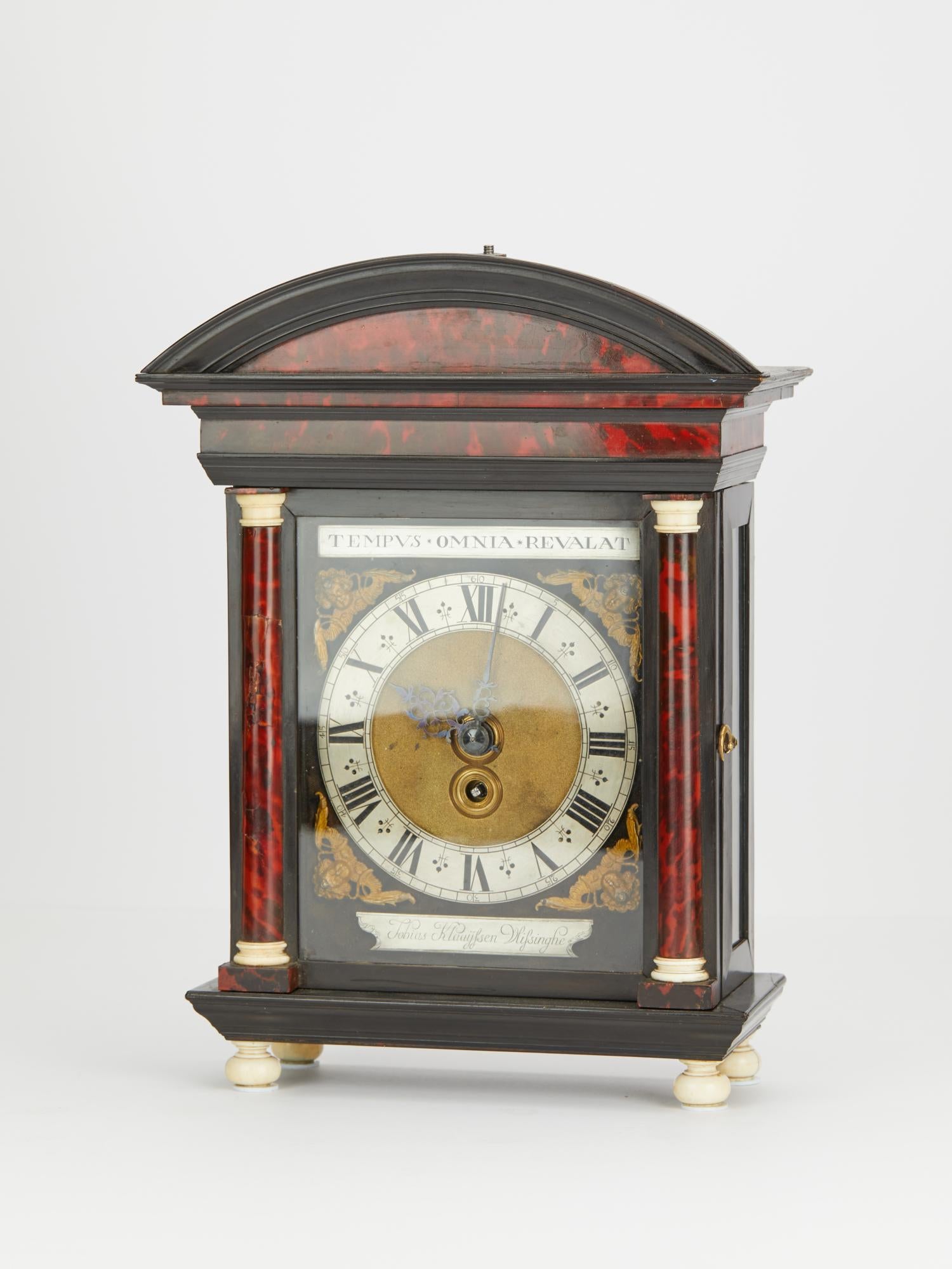 Dutch Hague clock by Tobias Klaaijssen Vlissinghe For Sale