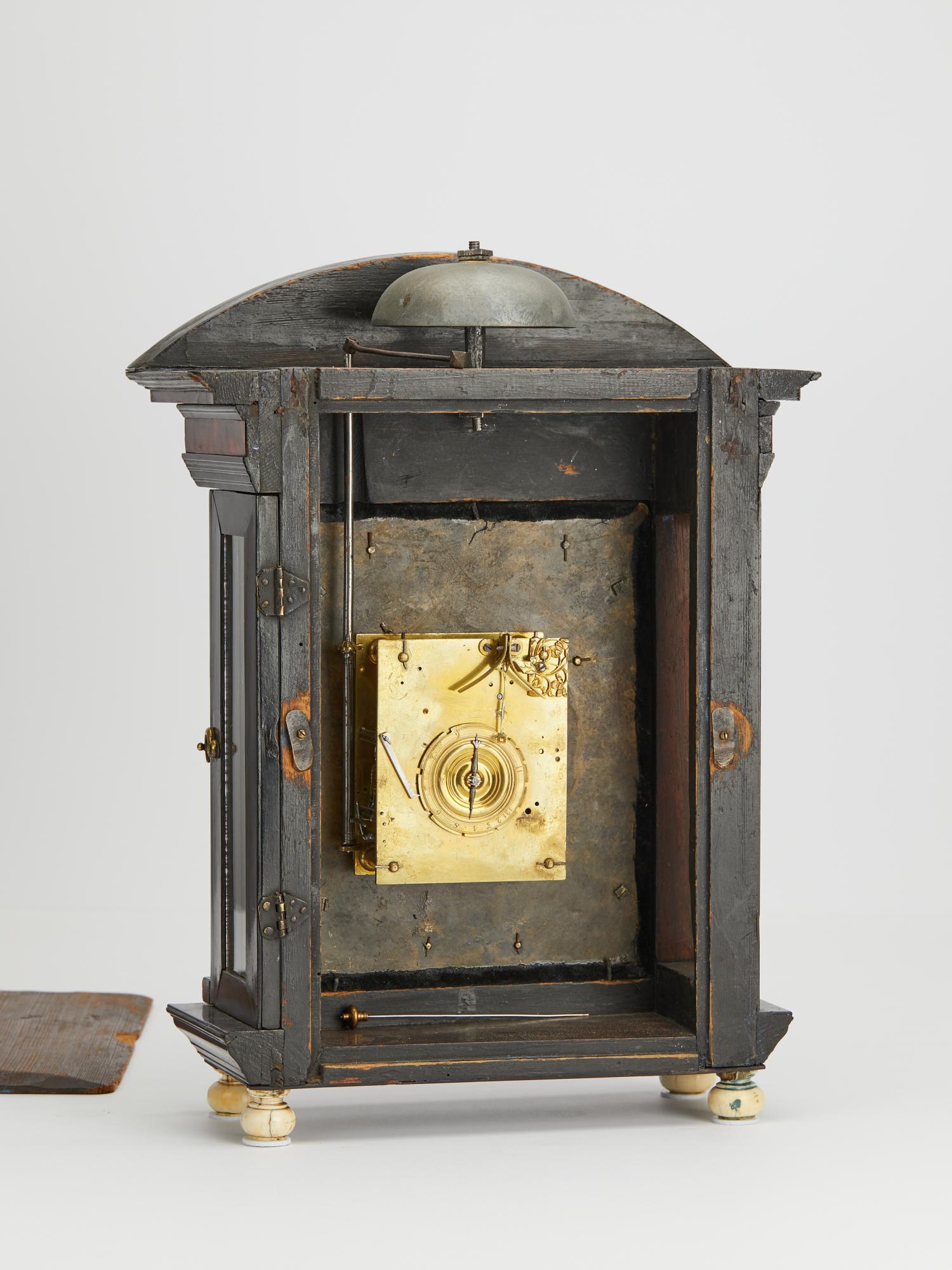 Ivory Hague clock by Tobias Klaaijssen Vlissinghe For Sale
