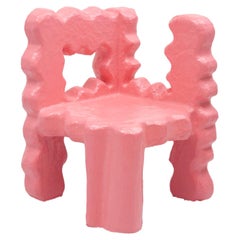 Exclusive Custom Shaped 'HAHA' Chair by Diego Faivre x Hugo Beheregaray