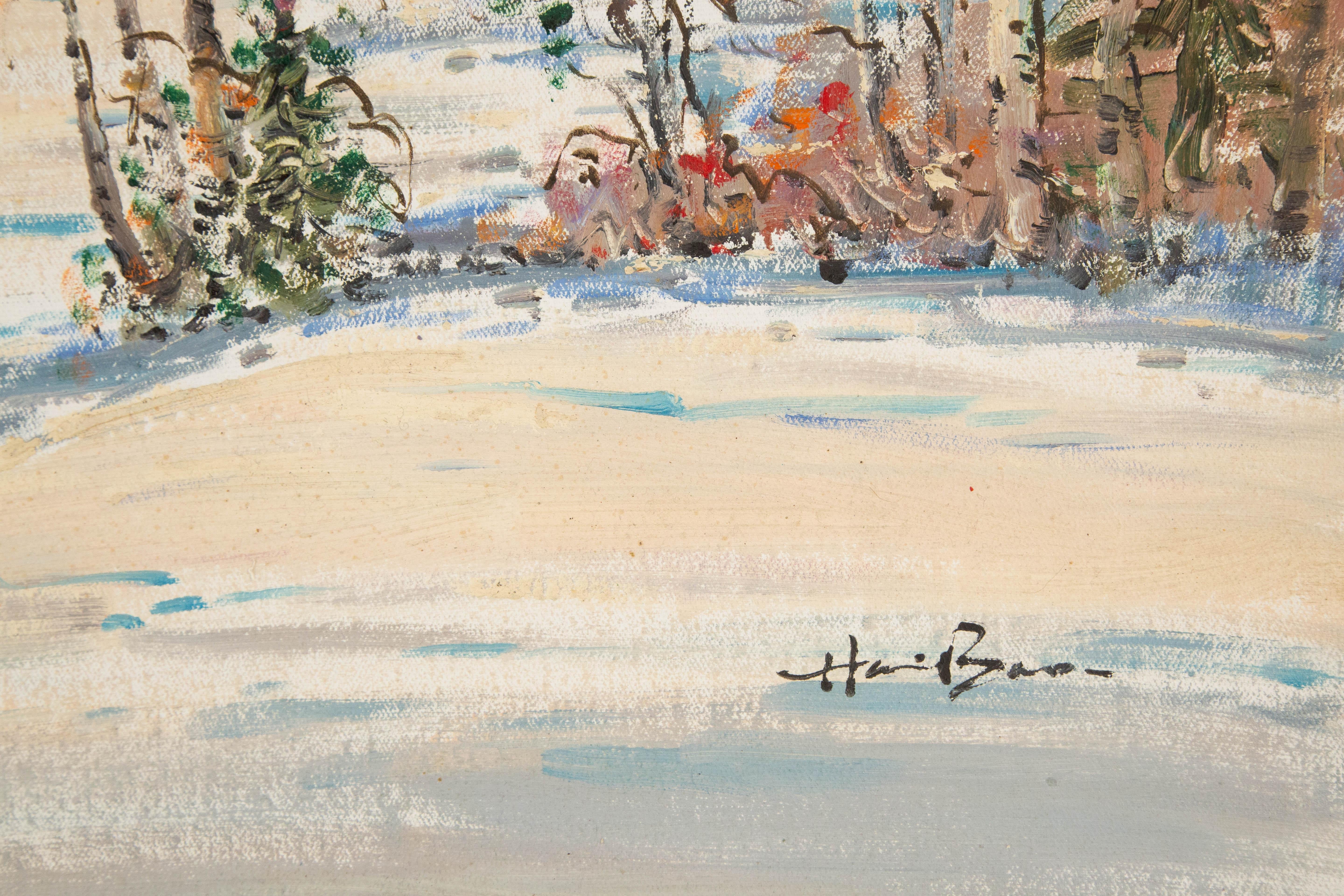Haibao Chen Óleo sobre lienzo original contemporáneo 