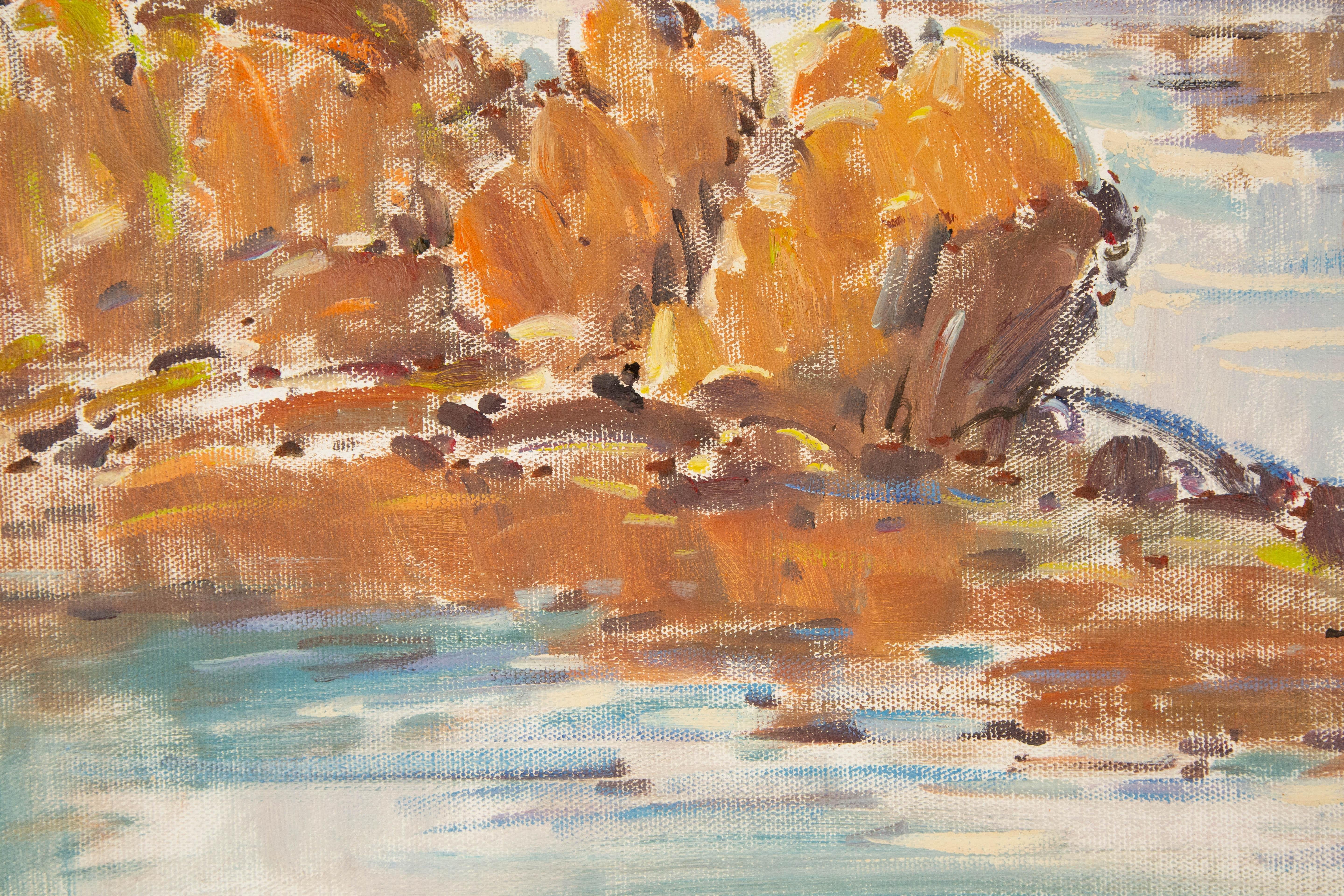 Haibao Chen Impressionist Original Öl auf Leinwand 